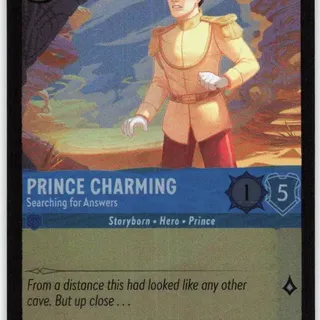 Disney Lorcana: Wilds Unknown COMMON FOIL Prince Charming - Searching For Answers #138/204