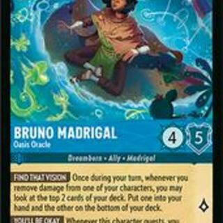 Disney Lorcana: Wilds Unknown RARE Bruno Madrigal - Oasis Oracle #154/204