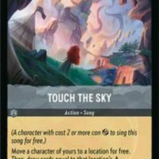 Disney Lorcana: Wilds Unknown RARE Touch The Sky #199/204