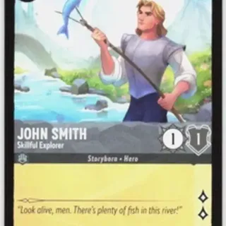 Disney Lorcana: Wilds Unknown RARE John Smith - Skillful Explorer #192/204