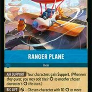 Disney Lorcana: Wilds Unknown RARE Ranger Plane #167/204