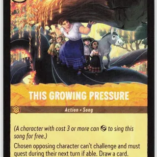 Disney Lorcana: Wilds Unknown COMMON This Growing Pressure #29/204