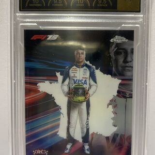 Topps F1 Chrome 2025: Neon Nations - Isack Hadjar #NN-6 PCG 10