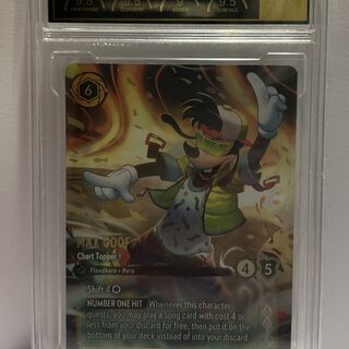 Disney Lorcana: Fabled ENCHANTED Max Goof - Chart Topper #230/204 PCG 9.5