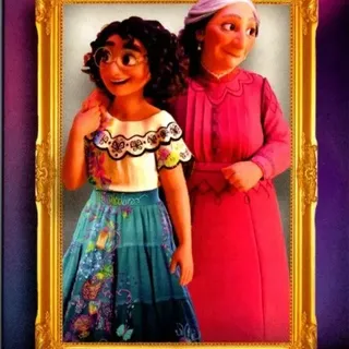 Topps Disney 2026 Neon: Family First - Mirabel & Abuela Alma #FF-1
