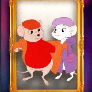 Topps Disney 2026 Neon: Family First - Bernard & Miss Bianca #FF-7