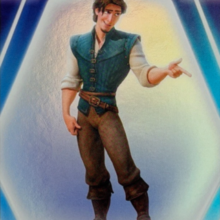 Topps Disney 2026: Neon - Flynn Rider #60 Rainbow Foilboard