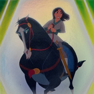 Topps Disney 2026: Neon - Mulan #75 Rainbow Foilboard