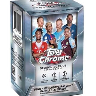 Topps Chrome UEFA Club Competitions Hobby Value Box 2025/26