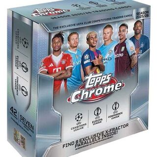 Topps Chrome UEFA Club Competitions Hobby Mega Box 2025/26