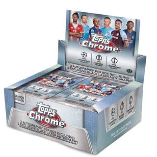 Topps Chrome UEFA Club Competitions Hobby Jumbo 2025/26