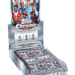 Topps Chrome UEFA Club Competitions  Hobby Box 2025/26