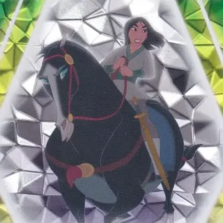 Topps Disney 2026: Neon - Mulan #75 Diamante