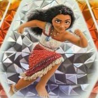 Topps Disney 2026: Neon - Moana #21 Diamante Foil