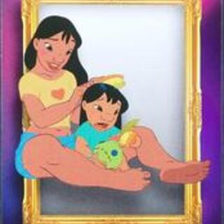 Topps Disney 2026 Neon: Family First - Lilo & Nani #FF-22
