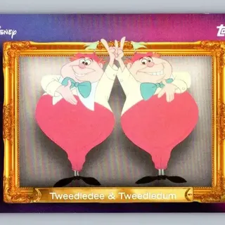 Topps Disney 2026 Neon: Family First - Tweedledee & Tweedledum #FF-11