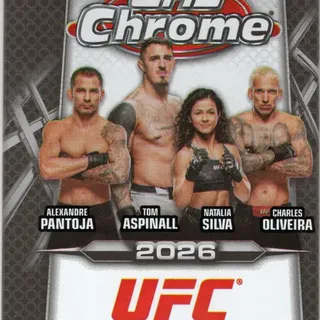 2026 Topps Chrome: UFC - Blaster Pack (4 Cards)