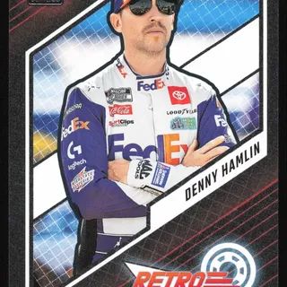 Denny Hamlin #19 2024 Donruss NASCAR Retro Series