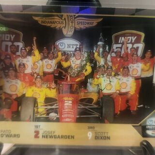 2025 Parkside Indycar # 108 Indianapolis Motor Speedway - Checkered Flag Foil