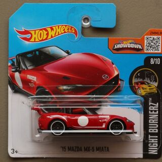 Hotwheels Night Burnerz '15 Mazda MX-5 Miata Shortcard