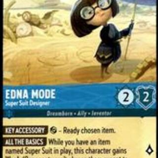 Disney Lorcana: Wilds Unknown RARE Edna Mode - Super Suit Designer #149/204