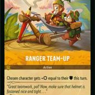 Disney Lorcana: Wilds Unknown UNCOMMON FOIL Ranger Team Up #28/204