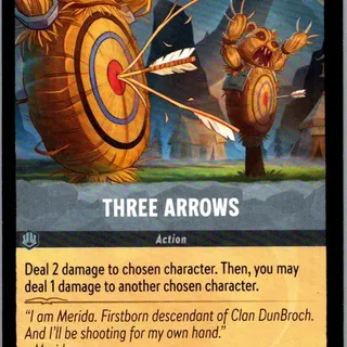 Disney Lorcana: Wilds Unknown UNCOMMON Three Arrows #197/204