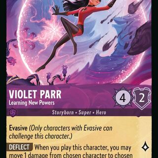 Disney Lorcana: Wilds Unknown UNCOMMON Violet Parr - Learning New Powers #48/204