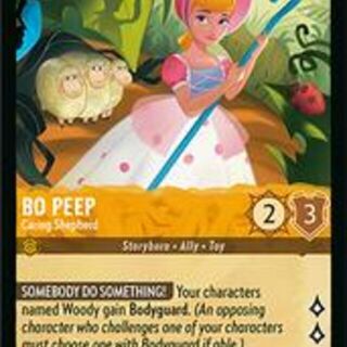 Disney Lorcana: Wilds Unknown UNCOMMON FOIL Bo Peep - Caring Shepherd #13/204