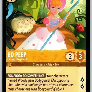 Disney Lorcana: Wilds Unknown UNCOMMON Bo Peep - Caring Shepherd #13/204