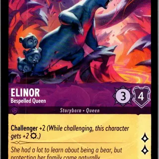 Disney Lorcana: Wilds Unknown UNCOMMON Elinor - Bespelled Queen #51/204