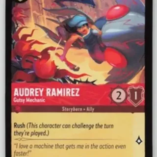Disney Lorcana: Wilds Unknown COMMON Audrey Ramirez - Gutsy Mechanic #107/204