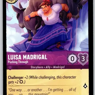 Disney Lorcana: Wilds Unknown COMMON Luisa Madrigal - Pushing Through #62/204