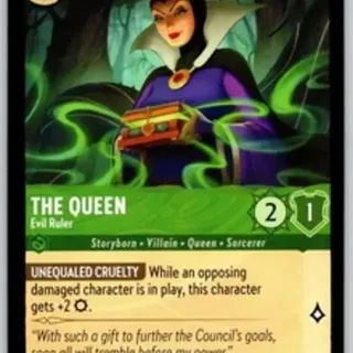 Disney Lorcana: Wilds Unknown COMMON The Queen - Evil Ruler #75/204