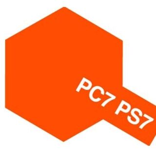 Tamiya Spray for Polycarbonate PS-7 ORANGE