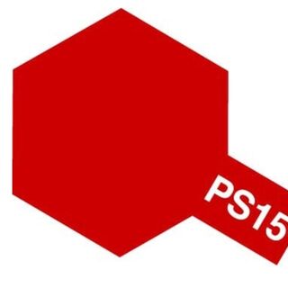Tamiya Spray for Polycarbonate PS-15 METALLIC RED