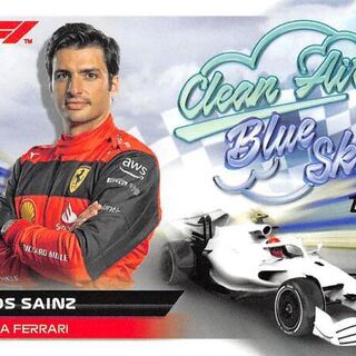 Carlos Sainz #CABS-CS 2022 Topps Formula 1 Clean Air Blue Skies