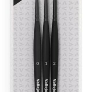 Vallejo – Brush Set – Detail – Design Set – Synthetic fibers (Sizes 0, 1 & 2)