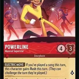 Disney Lorcana: Fabled RARE Powerline - Musical Superstar #117/204