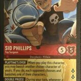 Disney Lorcana: Wilds Unknown LEGENDARY Sid Phillips - Toy Surgeon #126/204
