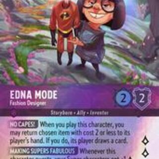 Disney Lorcana: Wilds Unknown EPIC Edna Mode - Fashion Designer #209/204