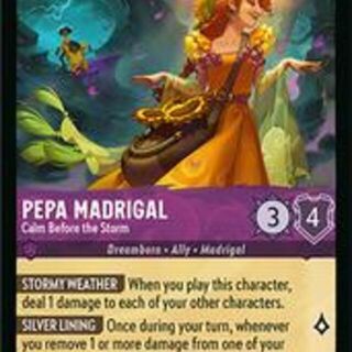 Disney Lorcana: Wilds Unknown SUPER RARE FOIL Pepa Madrigal - Calm Before The Storm #56/204