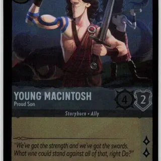 Disney Lorcana: Wilds Unknown COMMON FOIL Young Macintosh - Proud Son #180/204