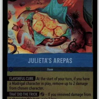 Disney Lorcana: Wilds Unknown COMMON FOIL Julieta's Arepas #166/204