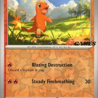 Charmander [EB Games] #004/165 Pokemon Scarlet & Violet 151