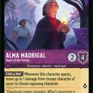 Disney Lorcana: Wilds Unknown COMMON FOIL Alma Madrigal - Heart Of The Family #45/204