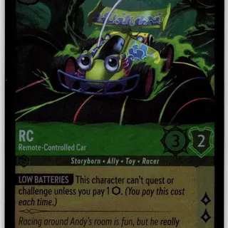 Disney Lorcana: Wilds Unknown COMMON FOIL RC - Remote Controlled Car #77/204