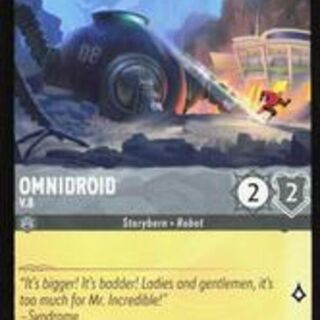 Disney Lorcana: Wilds Unknown COMMON Omnidroid - V.8 #173/204
