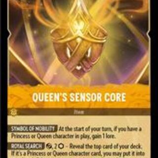 Disney Lorcana: Shimmering Skies RARE Queen's Sensor Code #31/204