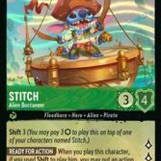 Disney Lorcana: Azurite Sea PROMO Stitch - Alien Buccaneer #8/P2